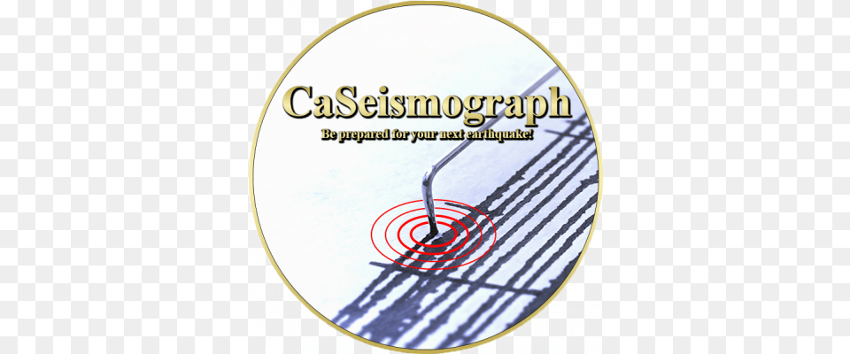 Southern California Live Seismic Caseismograph, Disk Png Image