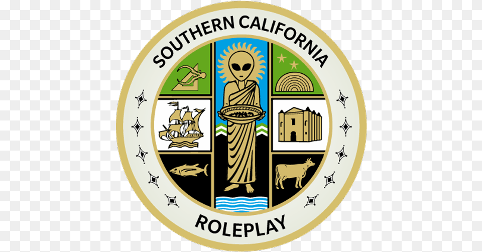 Southern California Roleplay Country Of Los Angeles, Symbol, Badge, Logo, Emblem Free Png Download