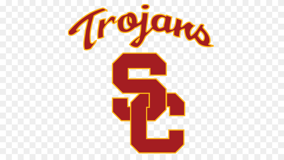Southern California Trojans Logo, Symbol, Text, Number, Dynamite Png