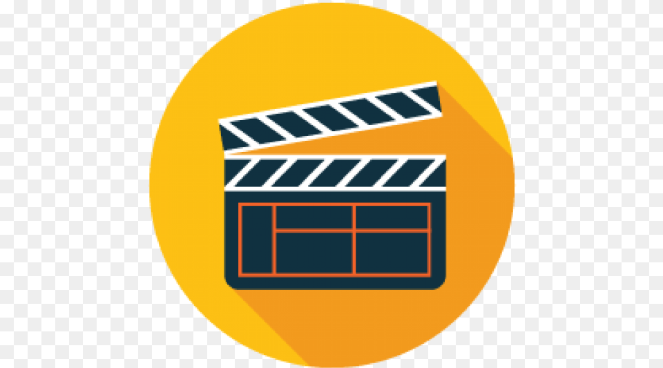 Southern City Announces Annual Film Film Yellow Icon, Garage, Indoors, Clapperboard Png