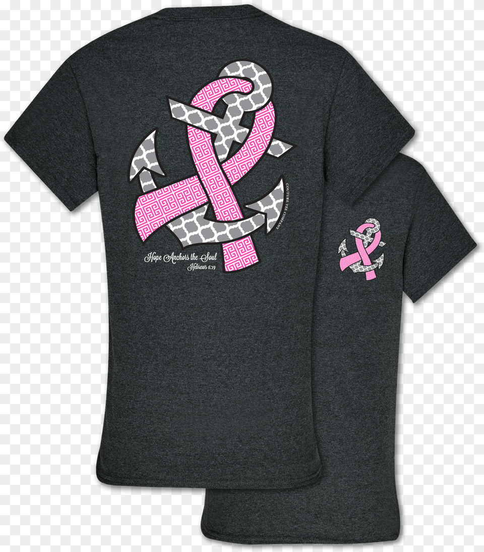 Southern Couture Hope Anchors The Soul Nursing Breast Cancer Shirts, Clothing, T-shirt, Shirt, Electronics Png