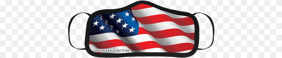 Southern Couture Usa Flag Protective Mask Southern Couture, American Flag Free Png Download