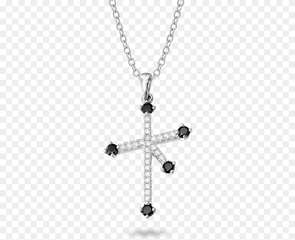 Southern Cross Black And White Diamond Micro Set Pendant Locket, Accessories, Jewelry, Necklace, Symbol Free Png