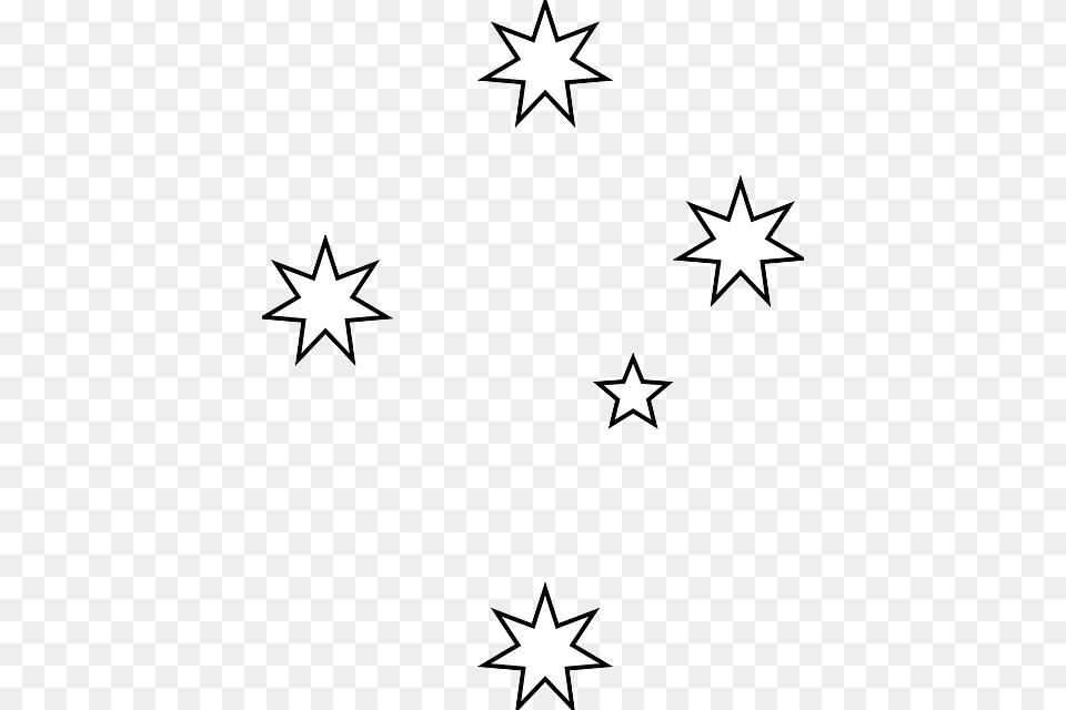 Southern Cross White Stars, Star Symbol, Symbol Png