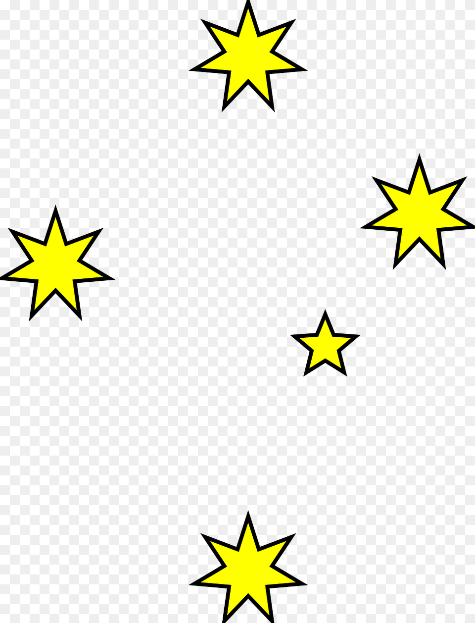 Southern Cross White Stars, Star Symbol, Symbol, Nature, Night Free Png Download