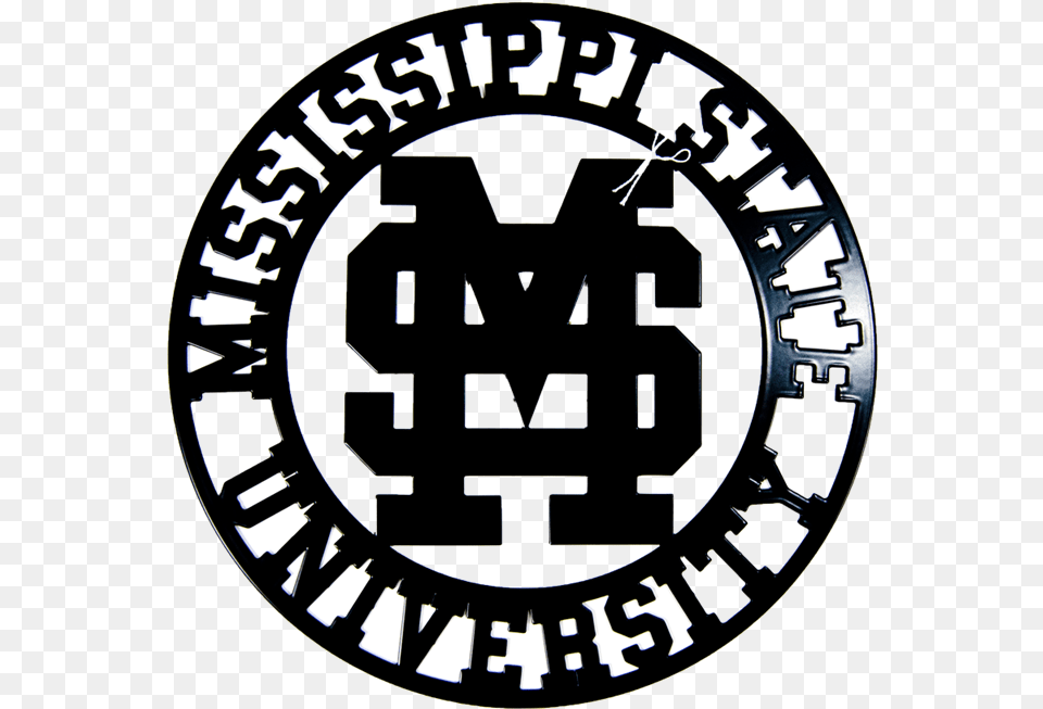 Southern Interlocking Ms Inside Circle Of Mississippi Mississippi State Baseball Logo, Hockey, Ice Hockey, Ice Hockey Puck, Rink Free Png