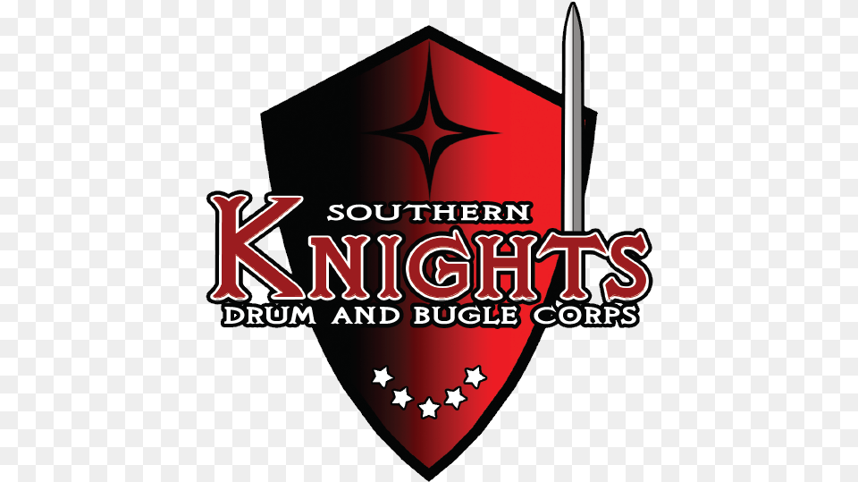 Southern Knights Drum Amp Bugle Corps Amp Color Guard Drum And Bugle Corps, Armor, Dynamite, Weapon, Shield Png Image