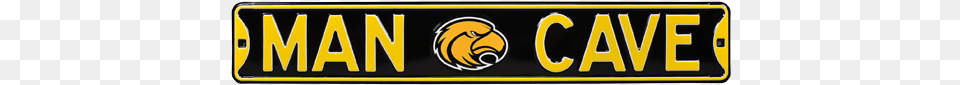Southern Miss Eagles Man Cave Authentic Street Sign Man Cave Seattle Seahawks Street Sign, License Plate, Transportation, Vehicle, Logo Png