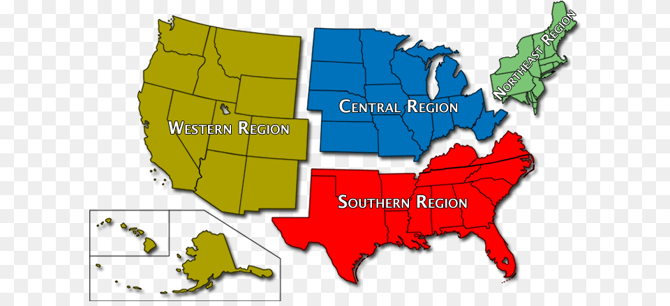 Southern Region Us States Map Regions Explained Fresh Rural Vs Urban Map, Chart, Plot, Atlas, Diagram Free Png Download