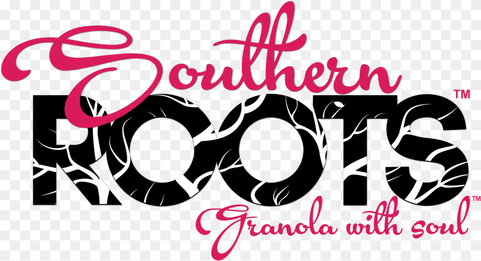 Southern Roots Granola Graphic Design, Text Free Transparent Png