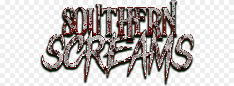 Southern Screams Haunted House Fiction, Calligraphy, Handwriting, Text, Dynamite Free Transparent Png