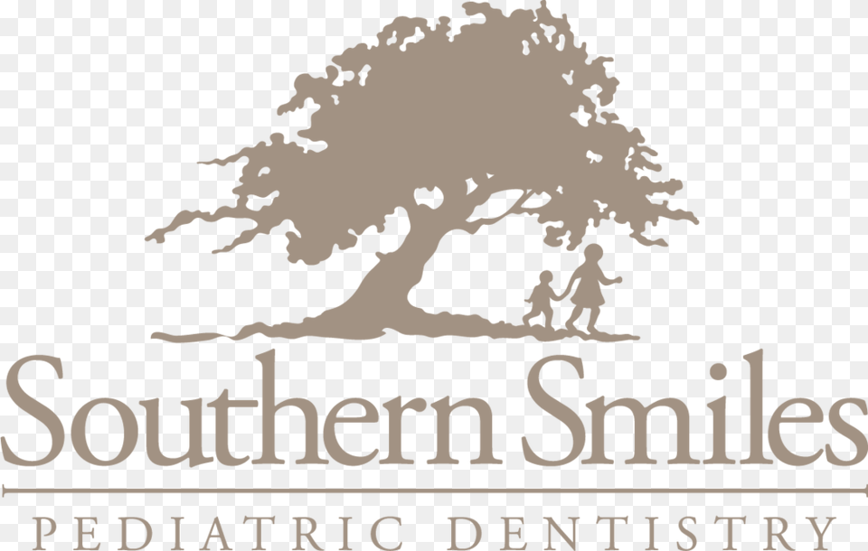 Southern Smiles Logo Brown Logo, Plant, Tree, Oak, Sycamore Free Png