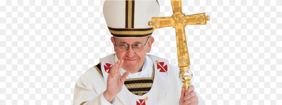 Southern Strategy Pope Francis Limited Edition By Ashton Drake, Cross, Symbol, Adult, Male Png