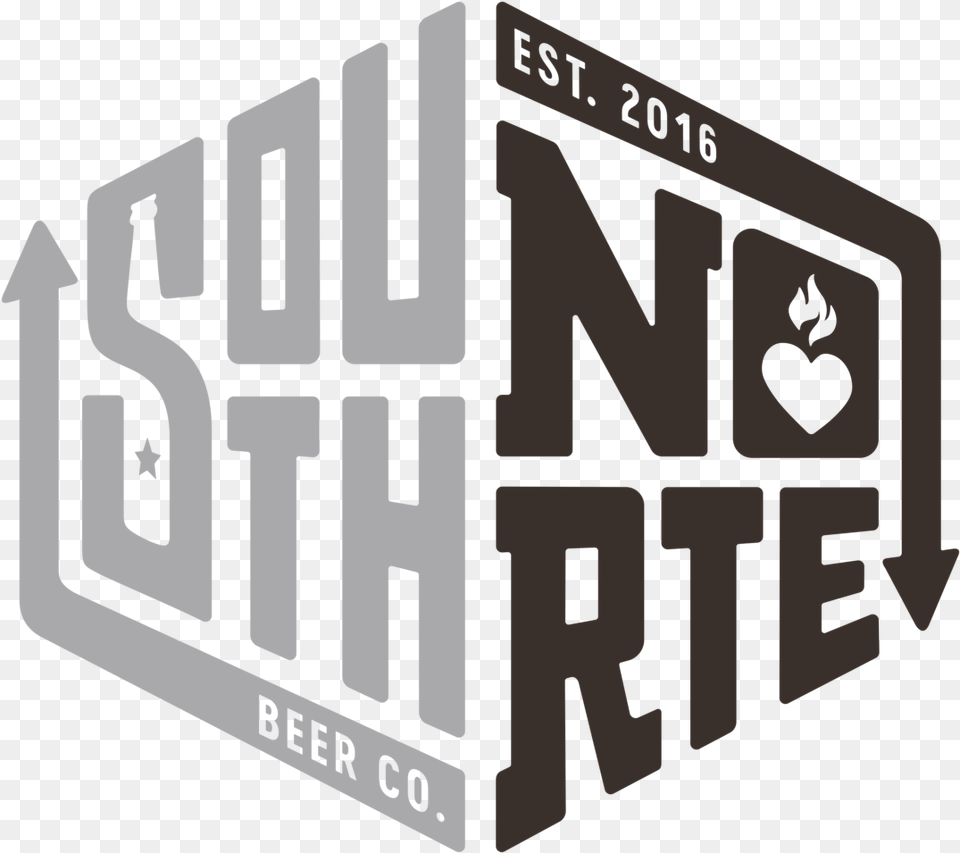 Southnorte Full Logo No Sheild South Norte Beer Logo, Sticker, License Plate, Transportation, Vehicle Png Image