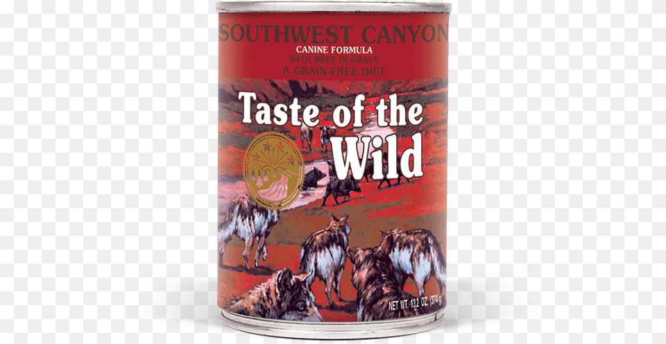 Southwest Canyon Canine Formula With Beef In Gravy Dog Food, Tin, Pet, Mammal, Animal Png Image