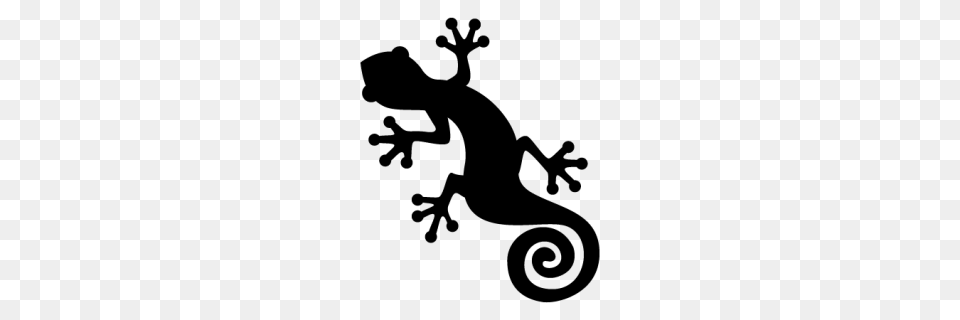 Southwest Gecko Wall Wall Art Decal, Gray Free Png Download
