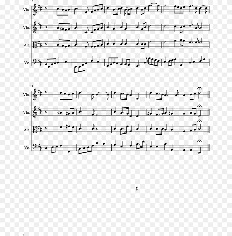 Soviet Anthem Violin Sheet Music, Gray Png