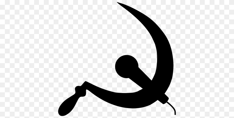 Soviet Hammer And Sickle Clip Art, Gray Png Image