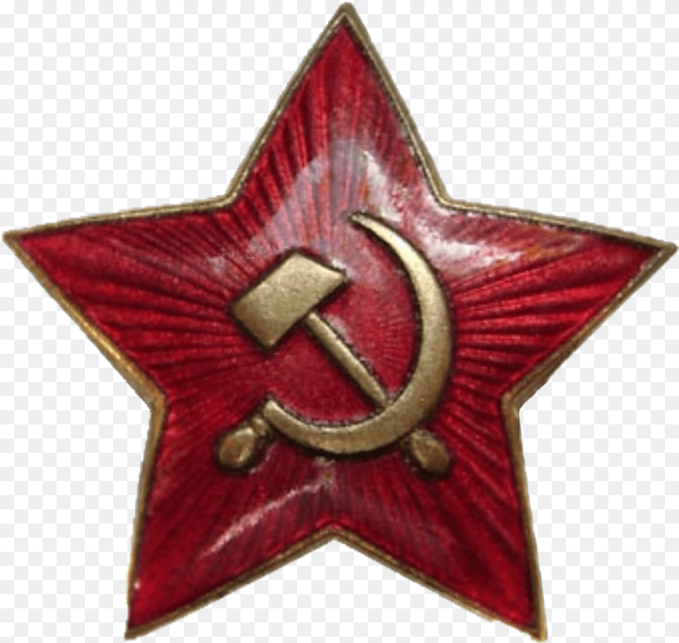 Soviet Sovietunion Badge Soviet Red Star Transparent, Symbol Png Image