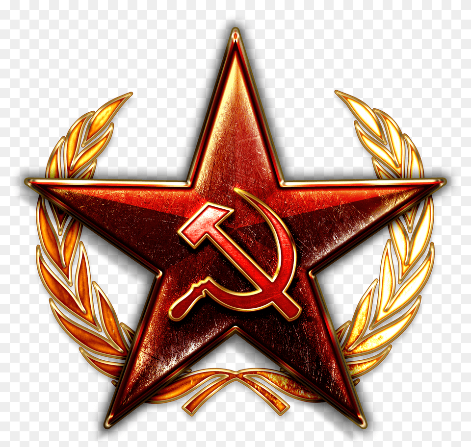 Soviet Union Badge Soviet Red Star, Emblem, Symbol, Logo Free Transparent Png
