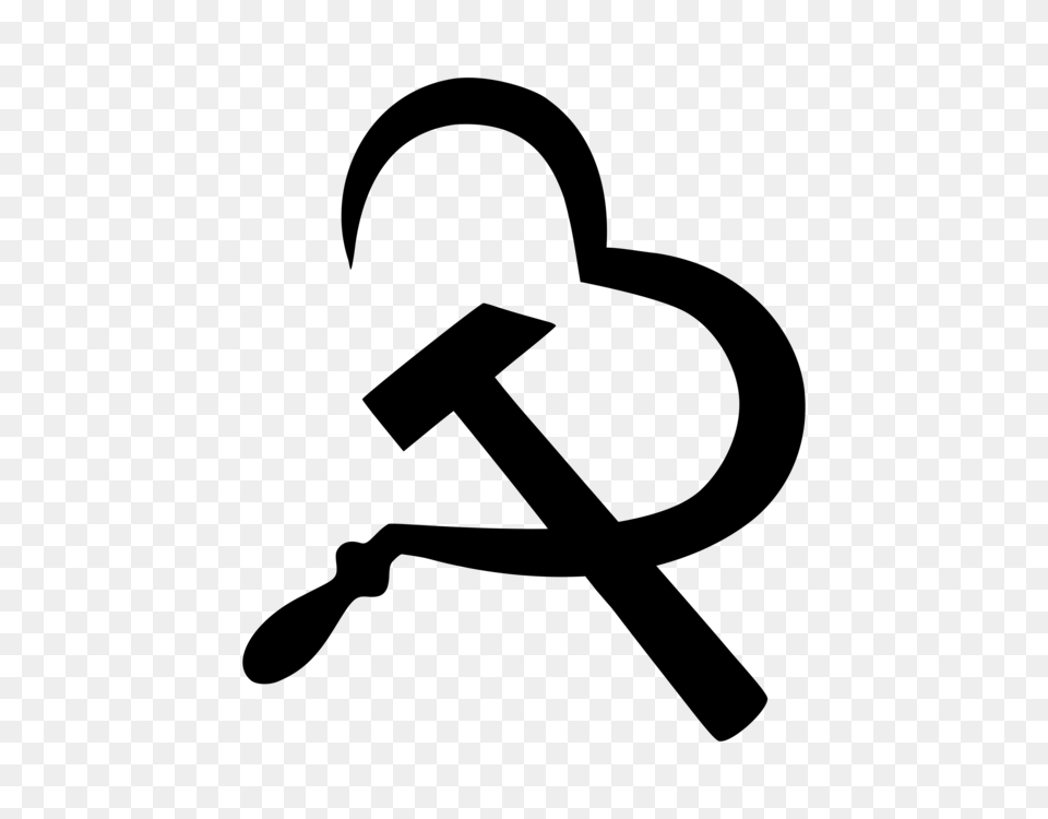 Soviet Union Communism Hammer And Sickle Communist Symbolism, Gray Free Transparent Png