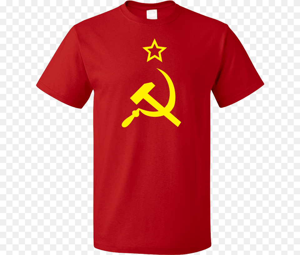 Soviet Union Flag T Shirt Fela Kuti, Clothing, T-shirt, Electronics, Hardware Free Png