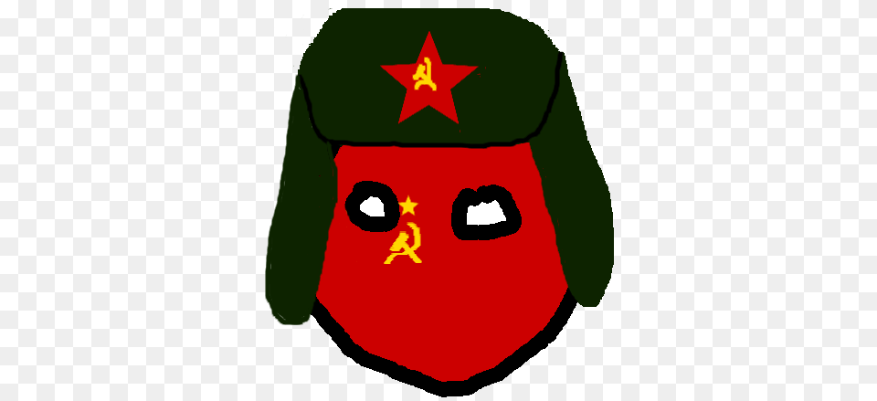 Sovietball With Ushanka, Person, Symbol, Face, Head Free Png
