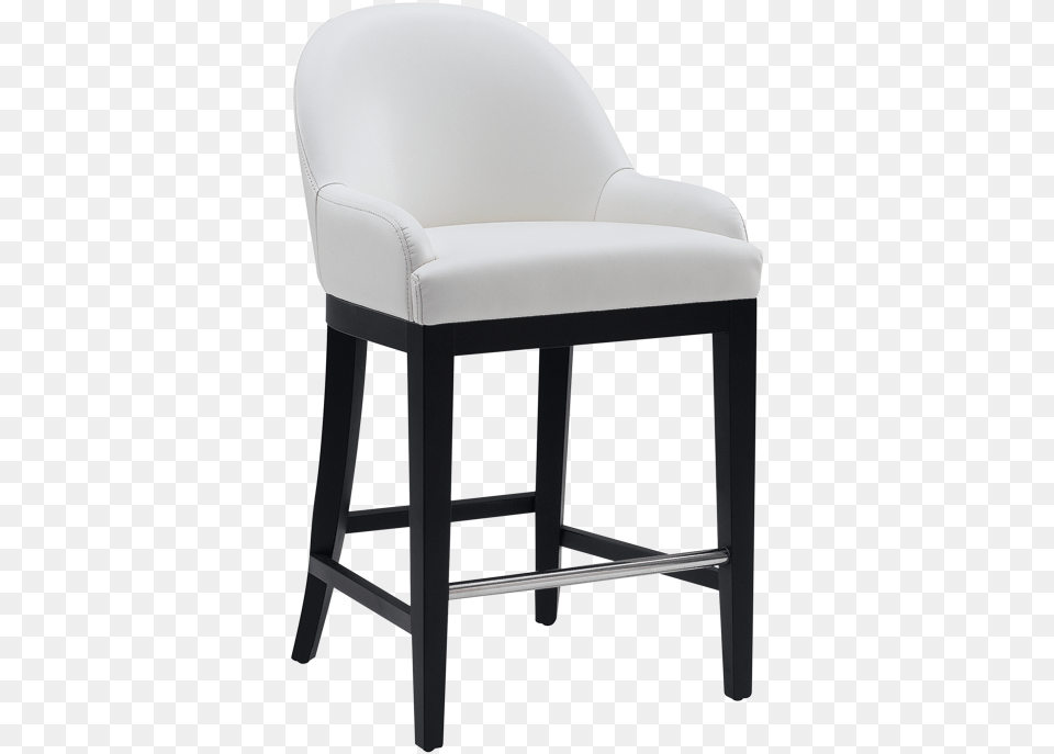 Sovo Kamella Counter Stool Whiteclass Wood Counter Stool Black, Furniture, Chair Free Png Download
