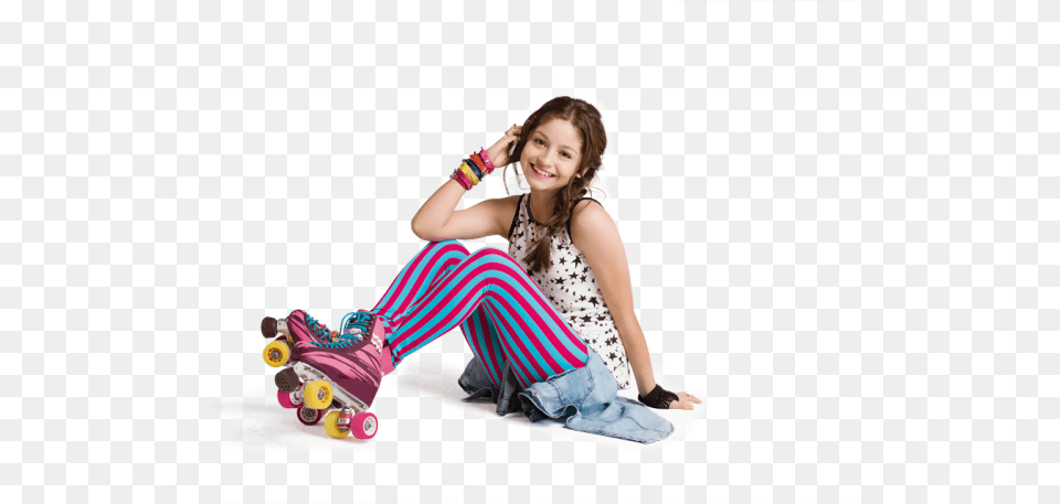 Soy Luna, Sitting, Person, Clothing, Footwear Free Transparent Png