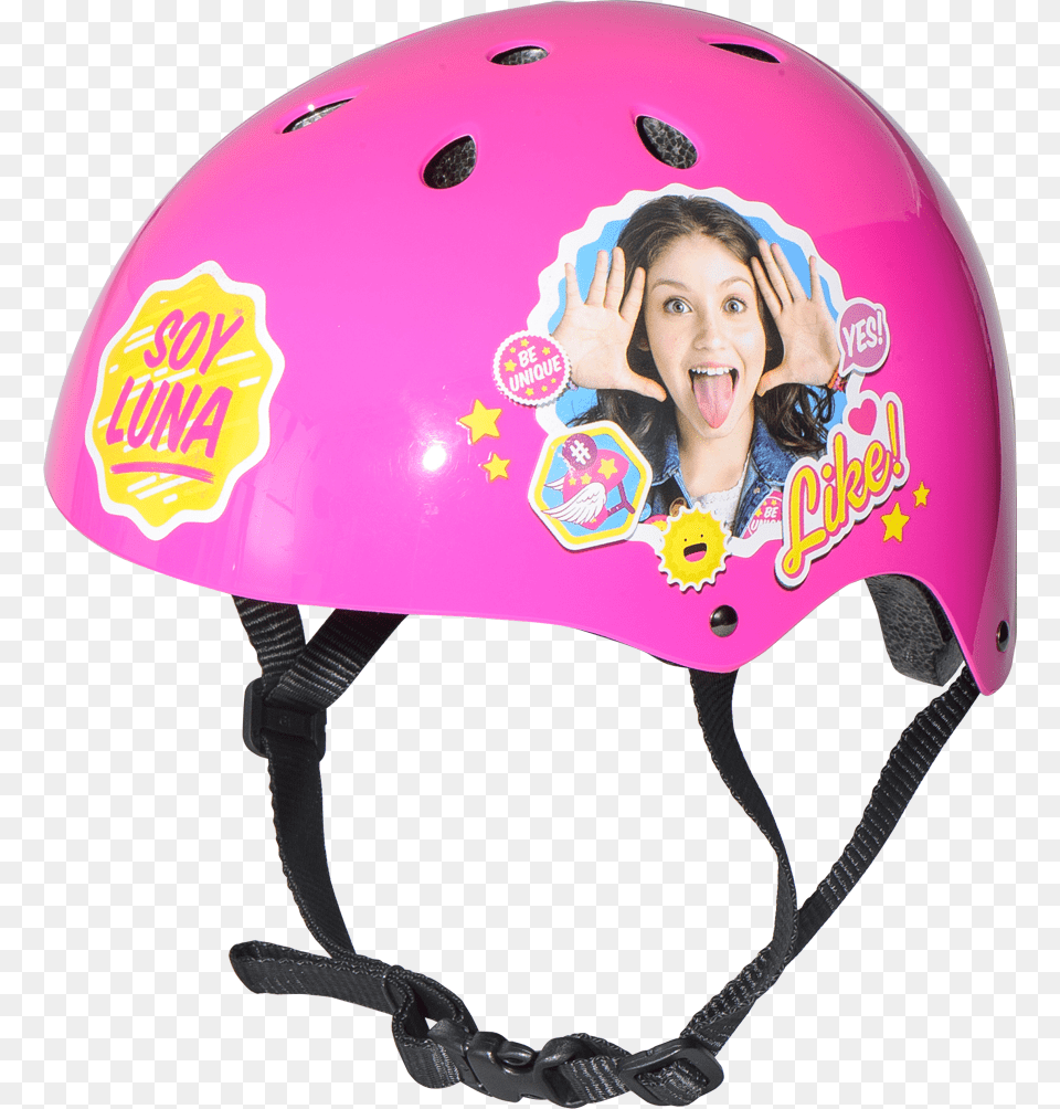 Soy Luna Skate Helmet 54 60 Cm Large, Clothing, Crash Helmet, Hardhat, Face Free Png