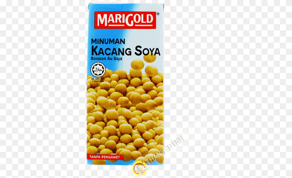 Soy Milk Brick Marigold 1l Malaysia Marigold, Food, Produce, Bean, Plant Free Png Download