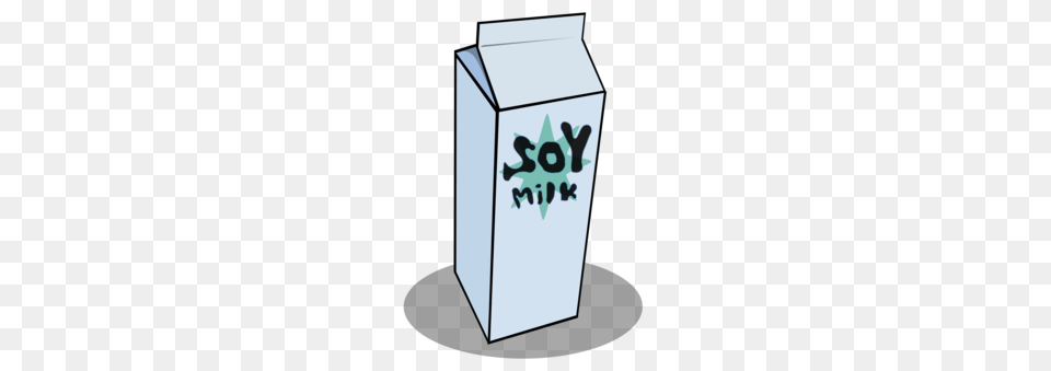 Soy Milk Carton Almond Milk Chocolate Milk, Box, Cardboard, Mailbox Free Png