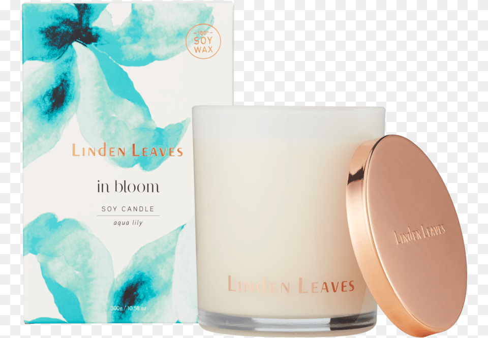 Soy20candle Aqua20lily 300g Box20and20candle20jar Candle, Face, Head, Person, Cosmetics Free Png Download