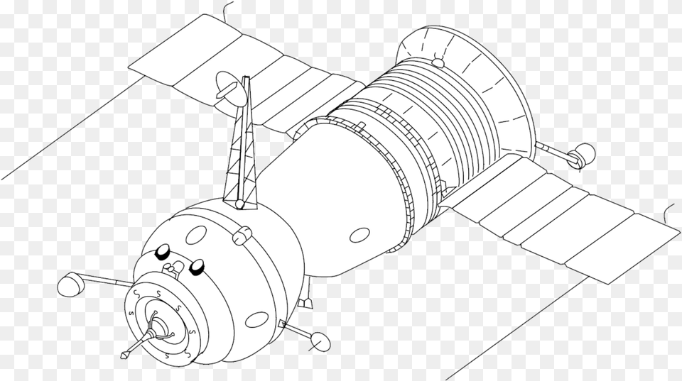 Soyuz 7k Draw A Space Probe, Cad Diagram, Diagram, Device, Power Drill Png Image