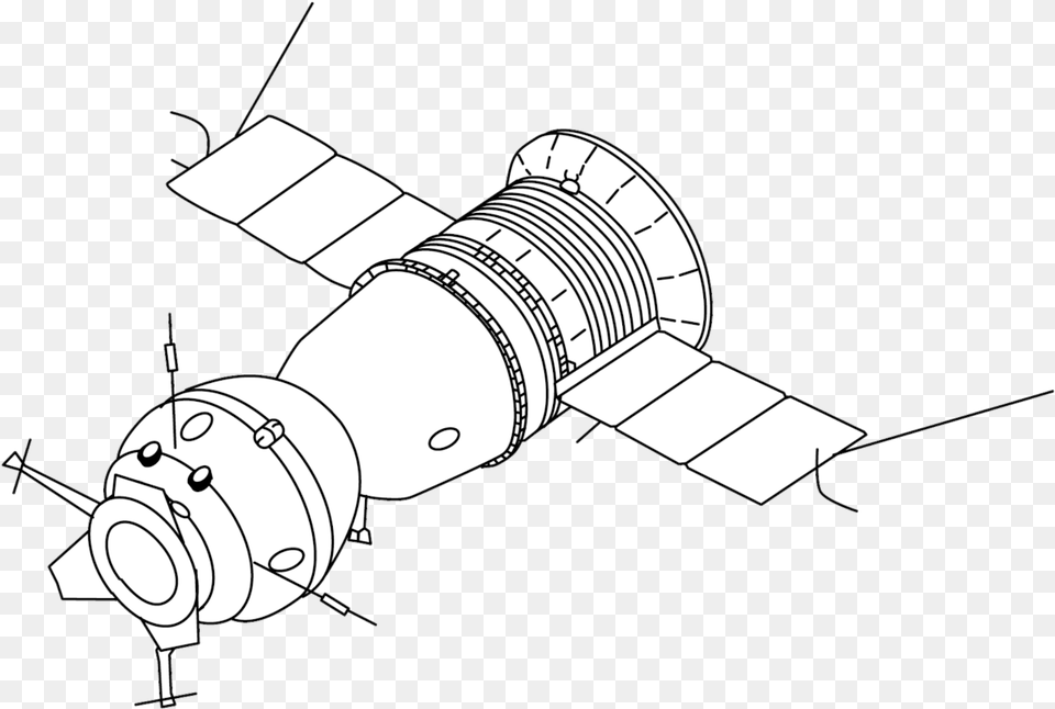 Soyuz 7k Tm Drawing Soyuz 7k T, Cad Diagram, Diagram, Astronomy, Outer Space Free Png