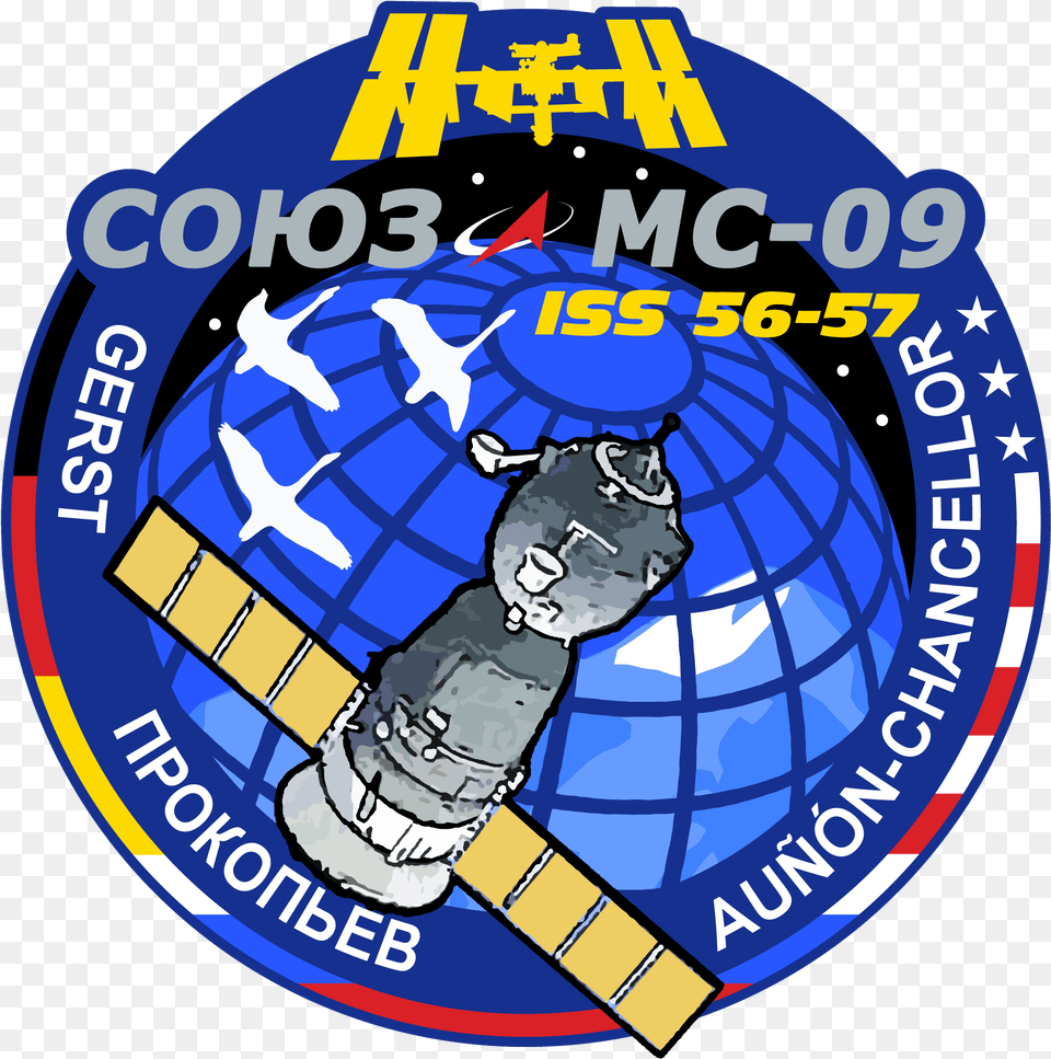 Soyuz Ms 09 Mission Patch Soyuz Ms, Astronomy, Outer Space, Baby, Person Free Transparent Png