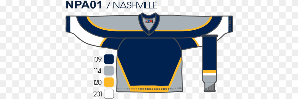 Sp Apparel League Series Nashville Predators Navy Sublimated Nashville Predators, Clothing, Shirt, Emblem, Symbol Free Png Download