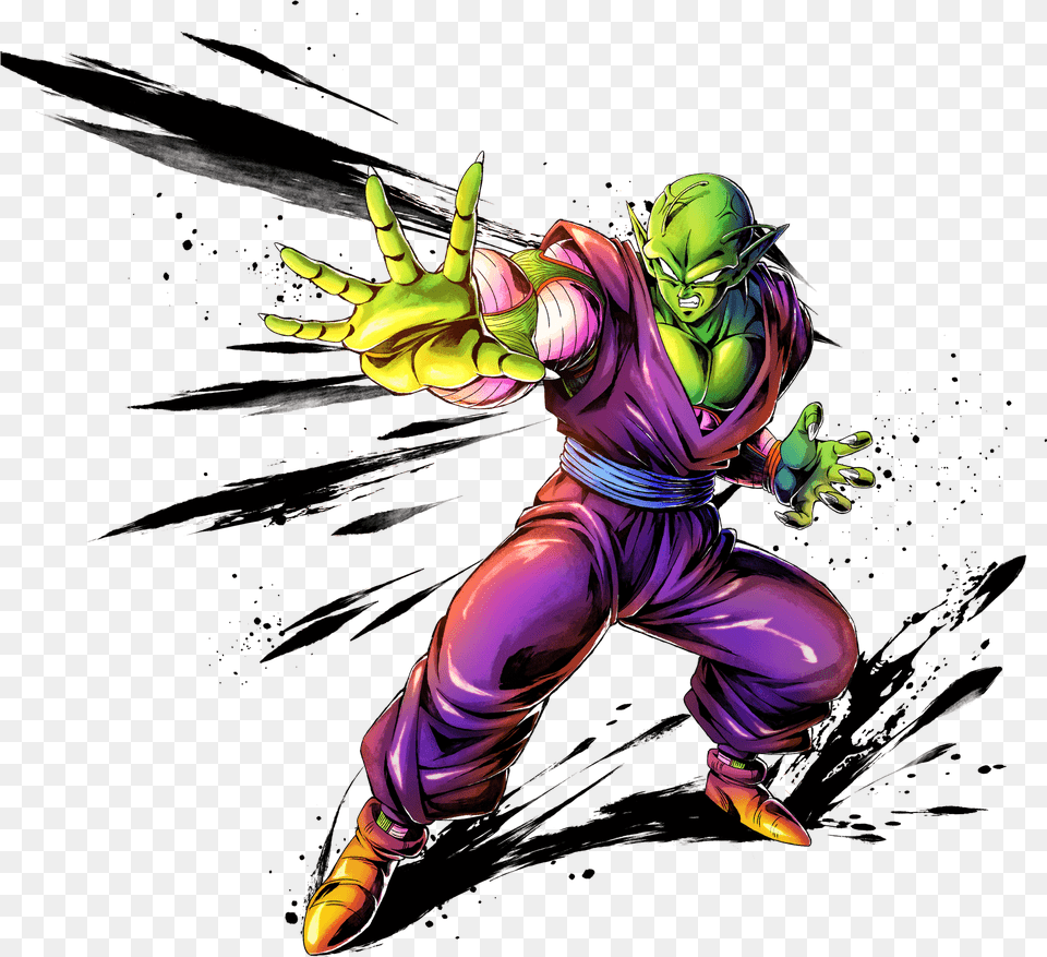 Sp Fused With Kami Piccolo Blue Dragonball Legends Illustration, Book, Comics, Publication, Purple Png Image