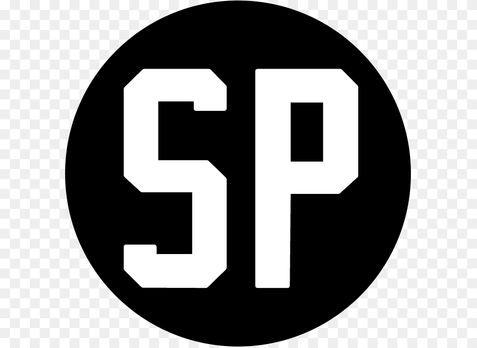 Sp Logo Black And White, Symbol, Text, Number, First Aid Free Transparent Png