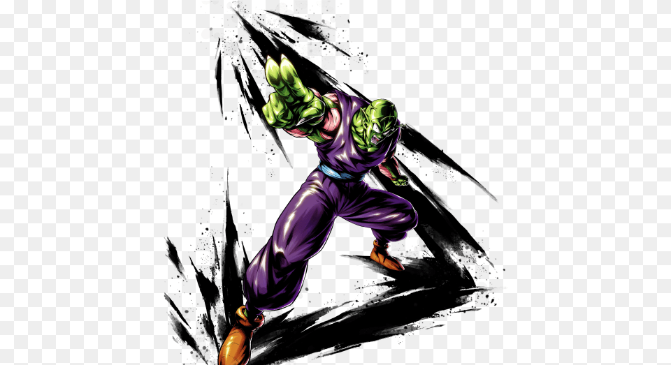 Sp Piccolo Yellow Transformed Dragon Ball Legends Wiki Dragon Ball Legends Piccolo, Book, Comics, Publication, Purple Png