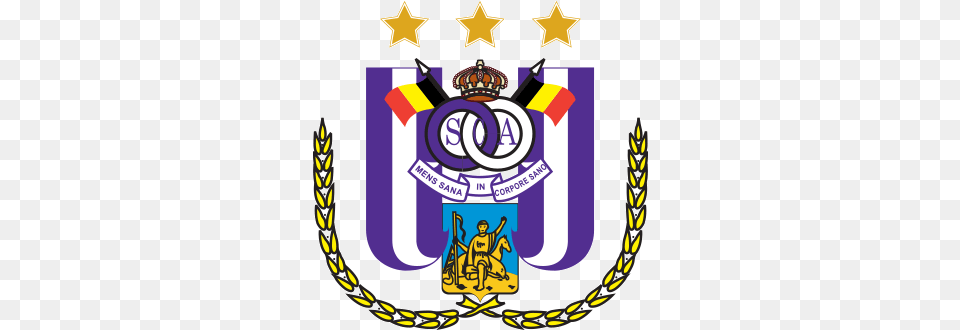 Sp Rsc Anderlecht Logo, Emblem, Symbol, Boy, Child Png Image
