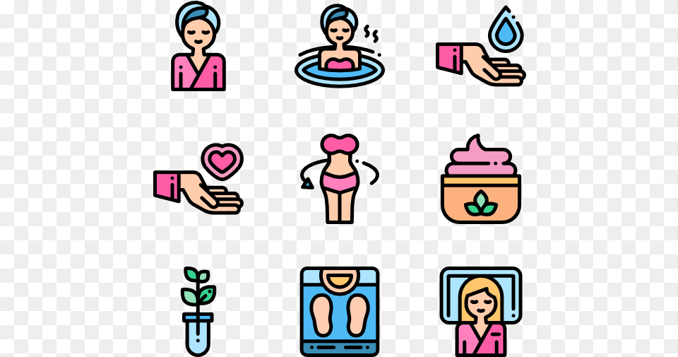 Spa And Sauna Baby Shower Icon, Person, Face, Head, Cream Png