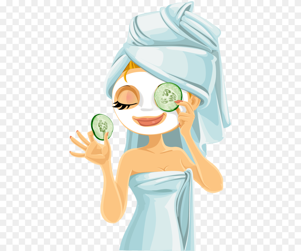 Spa Cartoon Cliparts Spa Clipart, Cucumber, Vegetable, Produce, Food Png