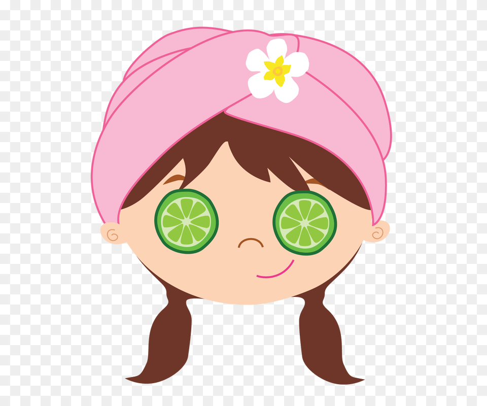 Spa Girl Clip Art Night, Cap, Clothing, Hat, Produce Free Transparent Png