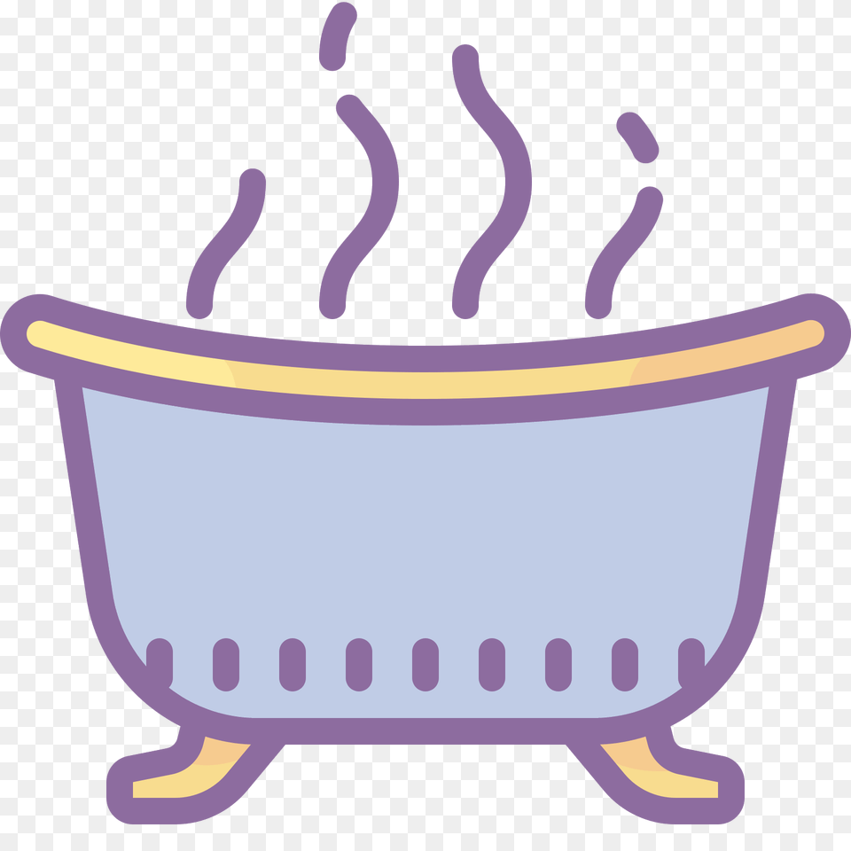 Spa Icon, Tub, Bathing, Bathtub, Person Free Png