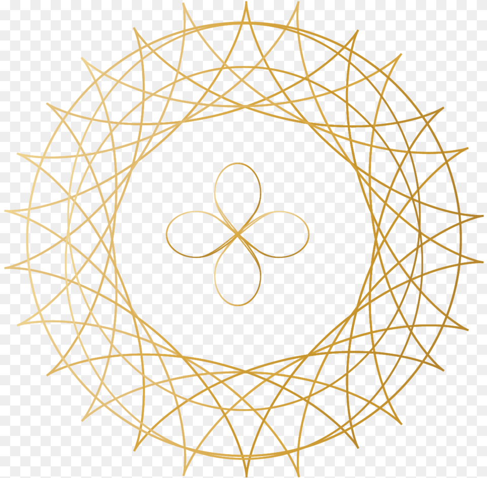 Spa Icon Gold1 01 Circle, Pattern Free Png Download