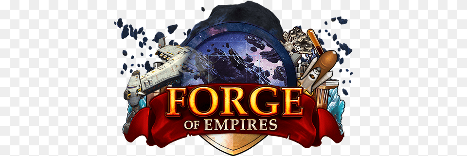 Space Age Asteroid Belt Forge Of Empires Logo 2020 Free Png