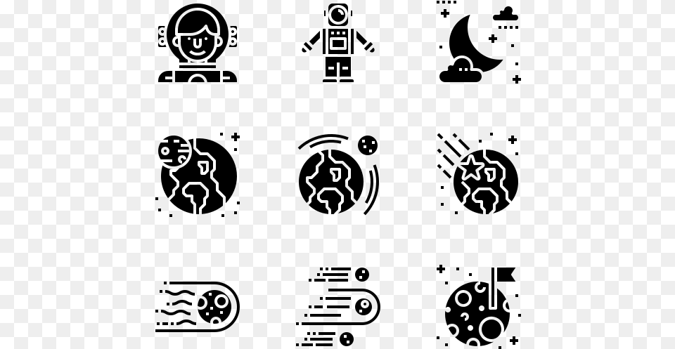 Space And Galaxy, Gray Png