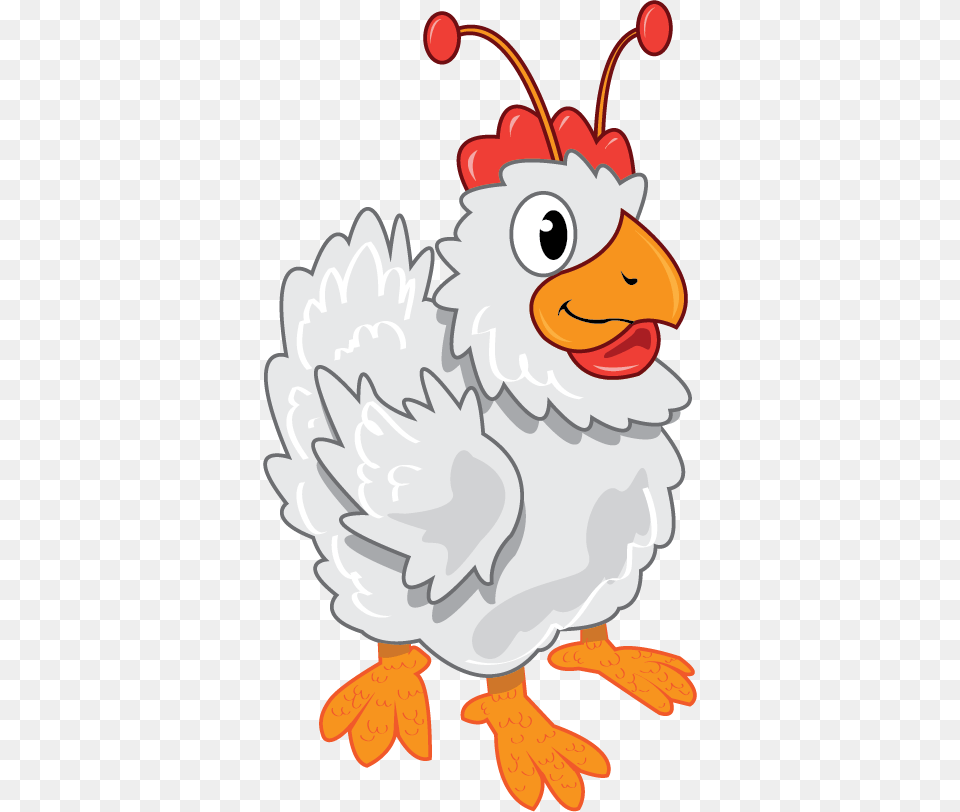 Space Chicken Cartoon, Animal, Bird, Fowl, Hen Free Transparent Png