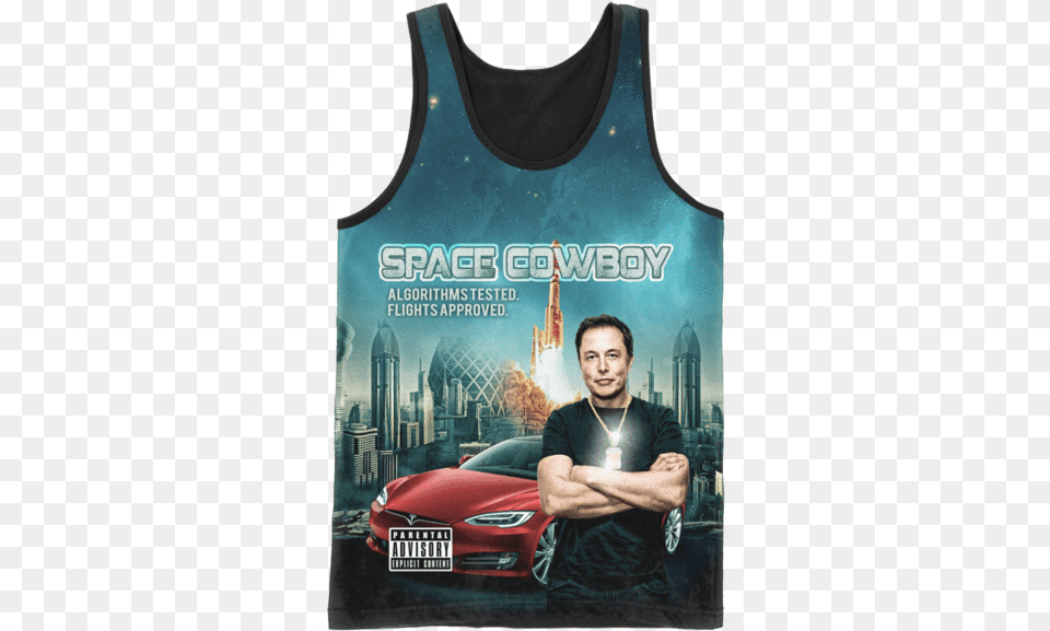 Space Cowboy Mixtape Audi R8, Vest, Clothing, Person, Man Free Png